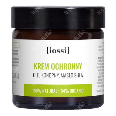 Iossi Krem Ochronny Do Twarzy i Rąk Z olejem konopnym i masłem Shea 60 ml