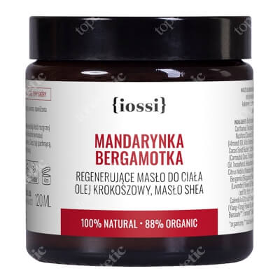 Iossi Mandarynka Bergamotka Aromatyczne masło do ciała z olejem krokoszowym 120 ml
