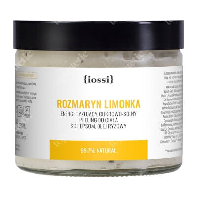 Iossi Rozmaryn Limonka Energetyzujący peeling cukrowy do ciała 250 ml