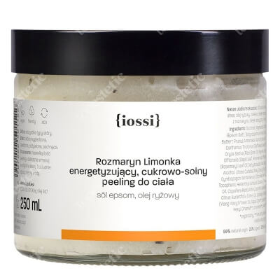 Iossi Rozmaryn Limonka Energetyzujący peeling cukrowy do ciała 250 ml