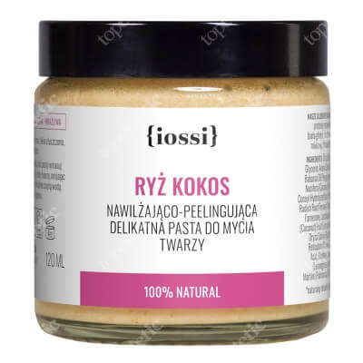 Iossi Ryż Kokos Peelingująca pasta do mycia twarzy 120 ml