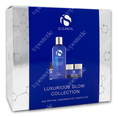 iS Clinical Luksusowy Blask Skóry ZESTAW Żel oczyszczający 180 ml + Krem przeciwstarzeniowy do wszystkich rodzajów skóry 50 g + Serum 3,75 ml