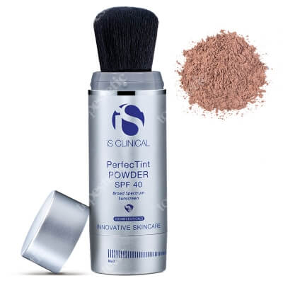 iS Clinical PerfecTint Powder SPF 40 Puder ochronny SPF 40 w pędzlu - kolor Brąz 2 x 3,5 g