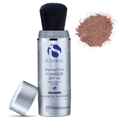 iS Clinical PerfecTint Powder SPF 40 Puder ochronny SPF 40 w pędzlu - kolor Głęboki Brąz 2 x 3,5 g