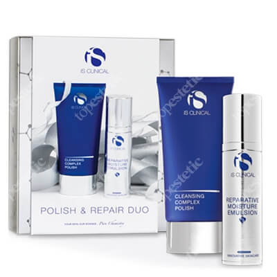 iS Clinical Polish Repair Duo ZESTAW Żel oczyszczający 120 ml + Krem nawilżający 50 g