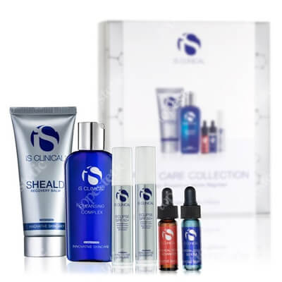 iS Clinical Post Procedure Kit ZESTAW Żel oczyszczający 60 ml + Krem 60 g + Serum 3.75 ml + Serum nawilżające 3.75 ml + Krem ochronny transparentny 10 g x 2 szt