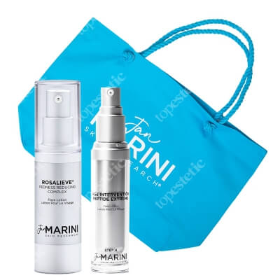 Jan Marini Regeneracja i Niwelacja Rumienia ZESTAW Lotion regenerujący po zabiegach estetycznych 30 ml + Lotion redukujący zaczerwienienia 30 ml + Torba turkusowa 1 szt