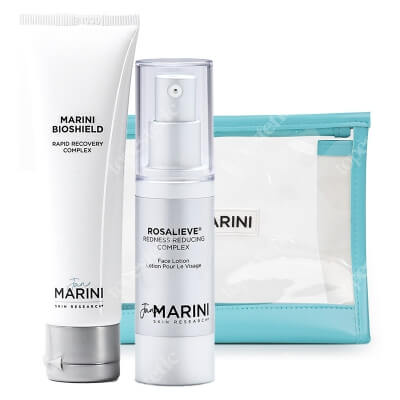 Jan Marini Codzienna Pielęgnacja Naprawcza ZESTAW Regenerujący krem ochronny 57 g + Lotion redukujący zaczerwienienia 30 ml + Przezroczysta 1 szt