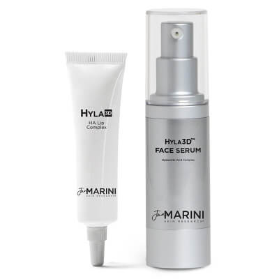 Jan Marini Hyla3D® HA Lip Complex + Hyla3D® Face Serum ZESTAW Preparat regenerujący do ust 14 g + Serum rewitalizujące 30 ml