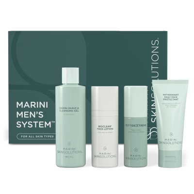 Jan Marini Men's System™ ZESTAW dla mężczyzn. Żel 178 ml + Lotion 30 ml + Lotion 30 ml + Krem SPF30 28 g