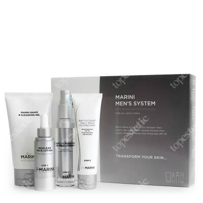 Jan Marini Men's System™ ZESTAW dla mężczyzn. Żel 147 ml + Lotion 30 ml + Lotion 30 ml + Krem SPF30 57 g