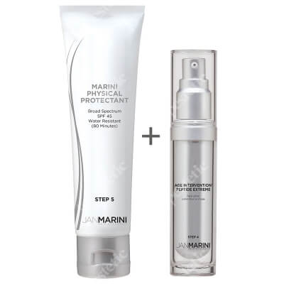 Jan Marini Regeneracja i Ochrona ZESTAW Lotion regenerujący po zabiegach estetycznych 30 ml + Krem ochronny koloryzujący SPF 45, 57 g