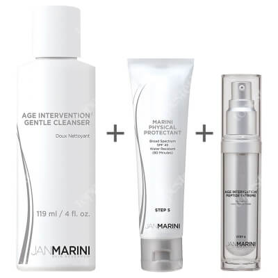 Jan Marini Regenerujący Zestaw Pozabiegowy ZESTAW Delikatny preparat oczyszczający 119 ml + Lotion regenerujący po zabiegach estetycznych 30 ml + Krem ochronny 57 g