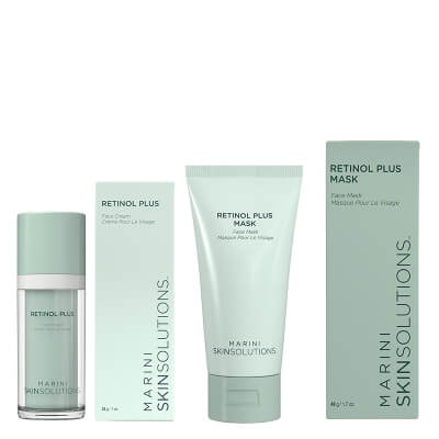 Jan Marini Retinol Set ZESTAW Przeciwstarzeniowy krem z retinolem 28 g + Maska z retinolem 34,5 g