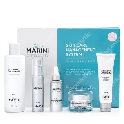 Jan Marini Skin Care Management System ZESTAW Przeciwzmarszczkowy dla skóry normalnej i mieszanej 1 szt