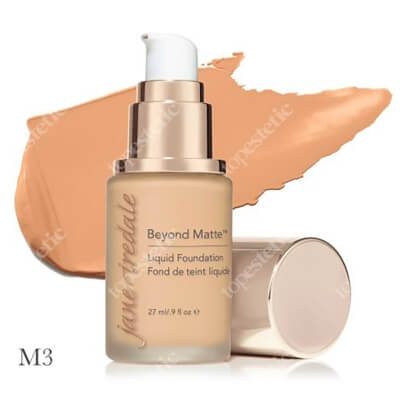 Jane Iredale Beyond Matte™ Liquid Foundation Wielozadaniowy i długotrwały podkład (M3 - light to medium with peach undertones ) 27 ml