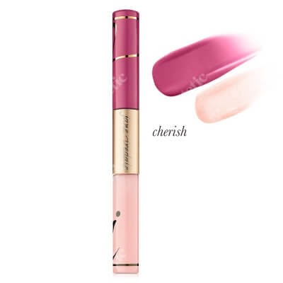 Jane Iredale Lip Fixation - Stain/Gloss Pomadka długotrwała, nawilżająca z błyszczykiem 6 ml (kolor Cherish)