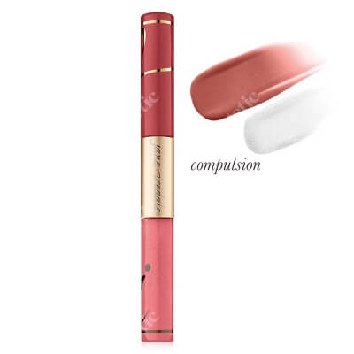 Jane Iredale Lip Fixation - Stain/Gloss Pomadka długotrwała, nawilżająca z błyszczykiem 6 ml (kolor Compulsion)