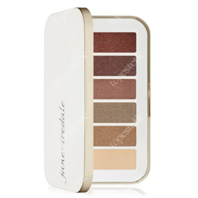 Jane Iredale PurePressed Eye Shadow Palette Paleta profesjonalnie dobranych, jedwabiście gładkich cieni (kolor Naturally Glam) 6 x 0,7 g