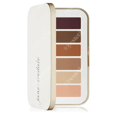 Jane Iredale PurePressed Eye Shadow Palette Paleta profesjonalnie dobranych, jedwabiście gładkich cieni (kolor Pure Basics) 6 x 0,7 g