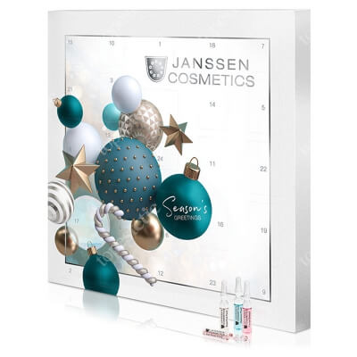 Janssen Cosmetics Advent Calendar 2022 ZESTAW Ampułka 6x2 ml + Ampułka 7x 2 ml + Ampułka 3x 2 ml + Ampułka 3x 2 ml + Ampułka 2x 2 ml + Ampułka 2x 1,5 ml + Ampułka 4x 2 ml + Krem 5 ml