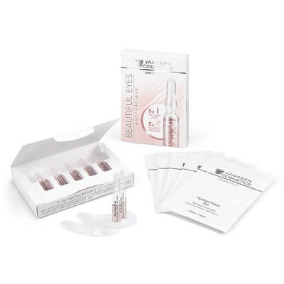 Janssen Cosmetics Beautiful Eyes Ampułki i płatki pod oczy 5 szt + 5 szt