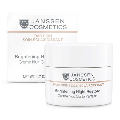 Janssen Cosmetics Brightening Night Restore Rozjaśniający krem na noc 50 ml
