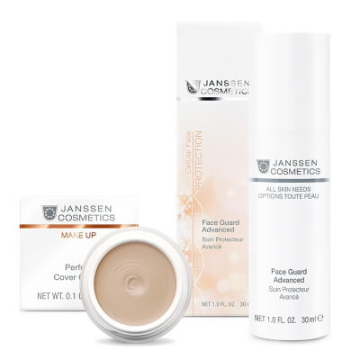 Janssen Cosmetics Face Advanced ZESTAW Beztłuszczowy koncentrat 30 ml + Kamuflaż - korektor (kolor 04) 5 ml
