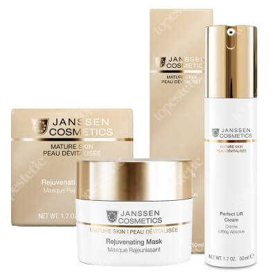 Janssen Cosmetics Perfect Lift Set ZESTAW Krem liftingujący z kompleksem CRC 50 ml + Wygładzająca maska kremowa z kompleksem CRC 50 ml