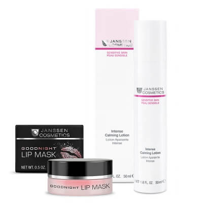 Janssen Cosmetics Perfect Set ZESTAW Łagodząca emulsja 50 ml + Maska wypełniająca usta 15 ml