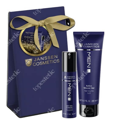 Janssen Cosmetics Refresh and Energize for Men ZESTAW Krem energetyzujący 50 ml + Żel pod prysznic 200 ml