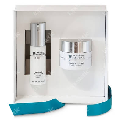Janssen Cosmetics Vitaforce C-Duo Gift Box ZESTAW Odżywczy krem 50 ml + Koncentrat ujędrniający 30 ml