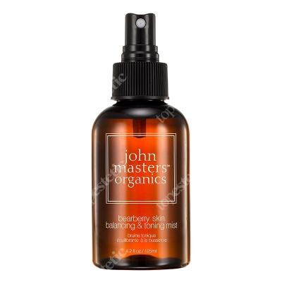 John Masters Organics Bearberry Skin Balancing & Toning Mist Regulujący tonik do twarzy z mącznicy lekarskiej 125 ml