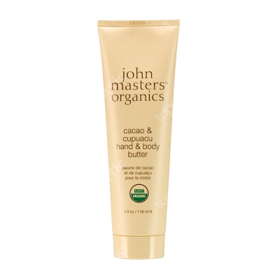 John Masters Organics Cacao & Cupucacu Hand & Body Butter Mus do rąk i ciała z ekstraktem z kakao i masłem cupuacu 118 ml