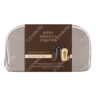 John Masters Organics Essential Travel Kit - For Normal Hair Zestaw do włosów normalnych 60 ml, 60 ml, 30 ml, 3 ml