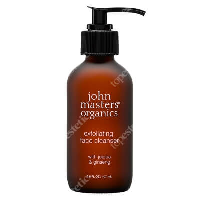 John Masters Organics Exfoliating Face Cleanser - Jojoba & Ginseng Piling do twarzy z jojobą i żeń-szeniem 107 ml