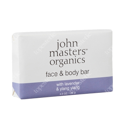 John Masters Organics Face And Body Bar With Lavender And Ylang Ylang Mydło z lawendą i ylang ylang 128 g