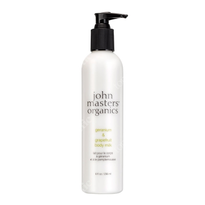 John Masters Organics Geranium & Grapefruit Body Milk Geranium i grejpfrut - mleczko do ciała 236 ml