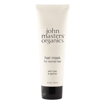 John Masters Organics Hair Mask For Normal Hair Róża i morela – maska do włosów normalnych 148 ml