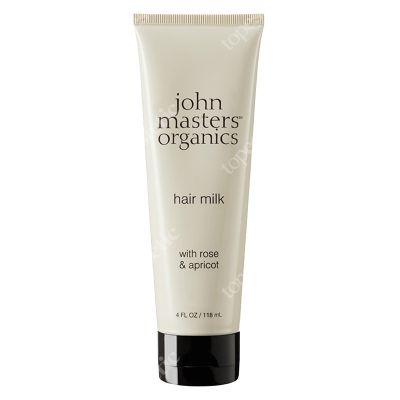 John Masters Organics Hair Milk With Rose & Apricot Mleczko do włosów z różą i morelą 118 ml