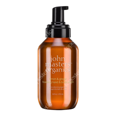 John Masters Organics Lemon & Ginger Foaming Hand & Body Wash Cytryna & Imbir delikatny żel do mycia rąk 473 ml