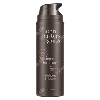 John Masters Organics Repair Hair Mask With Honey And Hibiscus Maska do włosów zniszczonych z miodem i hibiskusem 177 ml