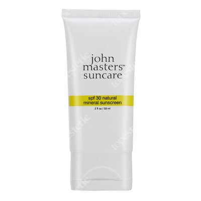 John Masters Organics SPF 30 Natural Mineral Sunscreen Naturalny mineralny filtr przeciwsłoneczny SPF 30, 59 ml