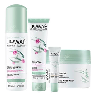 Jowae Favorite Set ZESTAW Pianka micelarna 150 ml + Oczyszczający olejek w żelu 100 ml + Witaminowy żel pod oczy 15 ml + Hydro-maska 50 ml