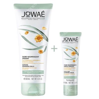 Jowae Hand Nourishing Cream + Nourishing Balm ZESTAW Odżywczy krem dłonie i paznokcie 50 ml + Odżywczy balsam kojący 200 ml