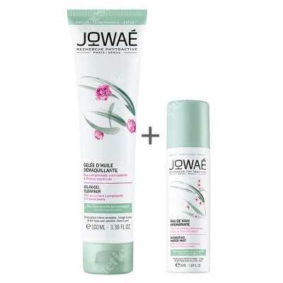 Jowae Oil In Gel Cleanser + Hydrating Water Mist Travel Size ZESTAW Oczyszczający olejek w żelu 100 ml + Woda nawilżająca w sprayu 50 ml