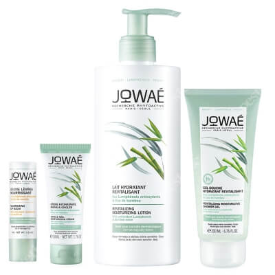 Jowae Perfect Day Start ZESTAW Żel pod prysznic 200 ml + Krem do rąk 50 ml + Mleczko odżywcze 400 ml + Balsam do ust 4 g