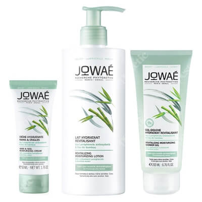 Jowae Revitalizing Set ZESTAW Mleczko odżywcze 400 ml + Krem do rąk i paznokci 50 ml + Żel pod prysznic 200 ml