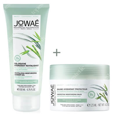 Jowae Revitalizing Shower Gel & Protective Balm ZESTAW Rewitalizujący żel pod prysznic 200 ml + Balsam nawilżający do ciała 125 ml