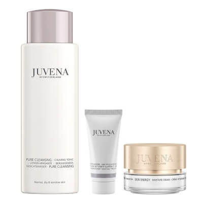 Juvena Daily Care Set ZESTAW Krem nawilżający 50 ml + Tonik łagodzący 200 ml + Pianka oczyszczająca 30 ml